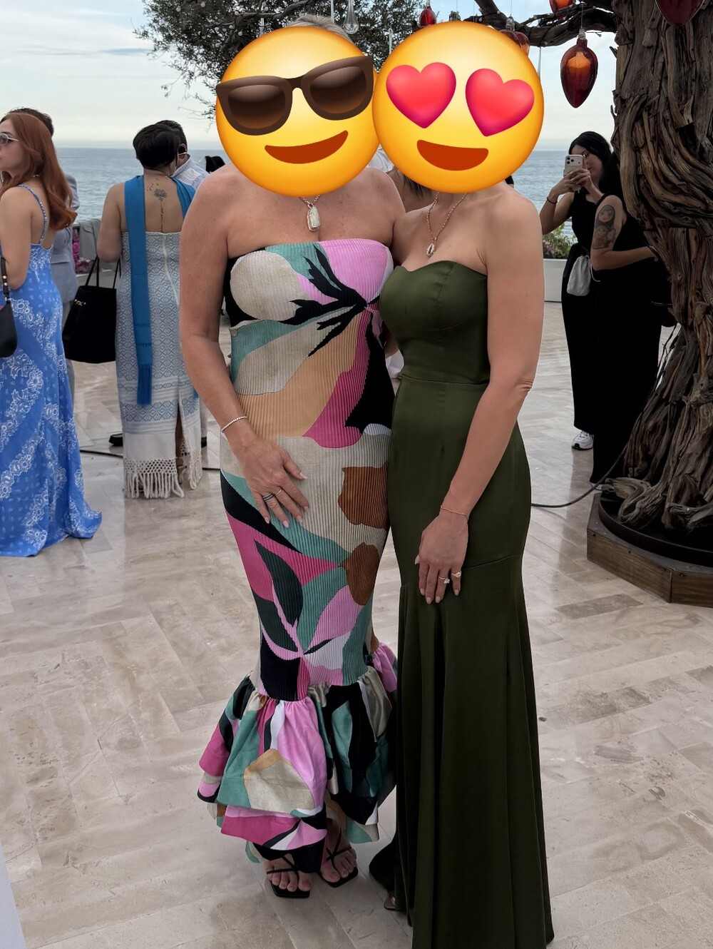 LIDEE WOMAN Strapless Floral Mermaid Maxi Dress in Multicolor (Pd $449 Usd)